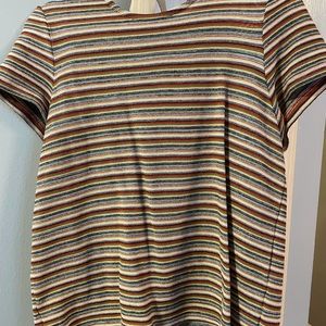 MadeWell Striped Woven Top